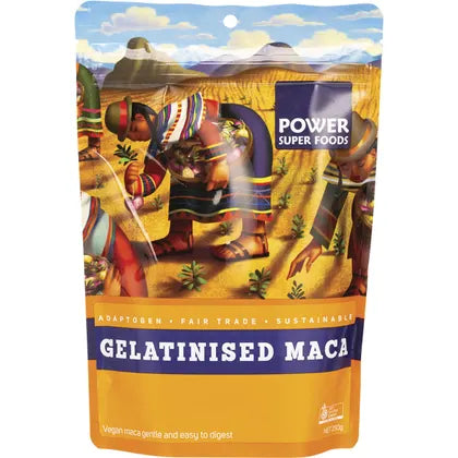 Power Super Foods Organic Gelatinised Maca Powder 250g