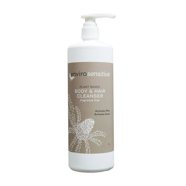 EnviroSensitive Plant Based Body & Hair Cleanser Fragrance Free 1L