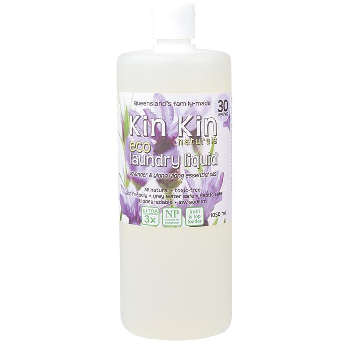 KIN KIN NATURALS Laundry Liquid (Ultra Conc.) Lavender & Ylang Ylang 1050ml