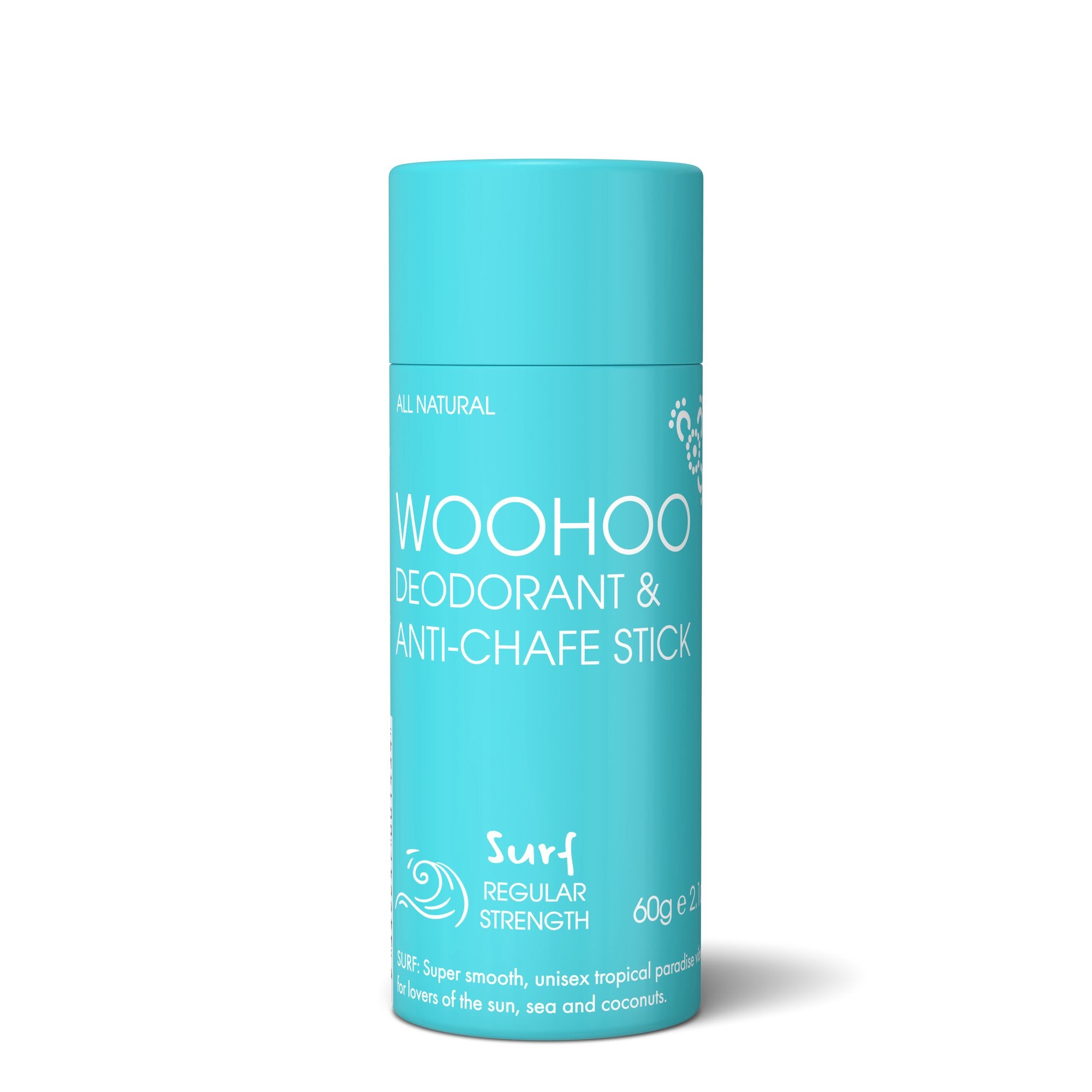 Woohoo Deodorant & Anti-Chafe Stick (Surf) 60g