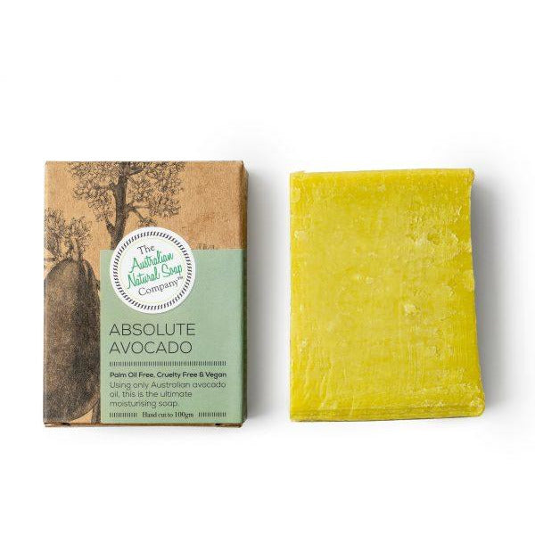 THE AUST. NATURAL SOAP CO Face Soap Bar Absolute Avocado 100g