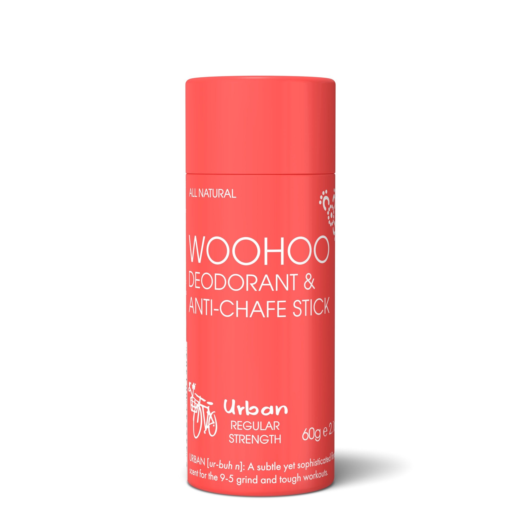 Woohoo Deodorant & Anti-Chafe Stick (Urban) 60g