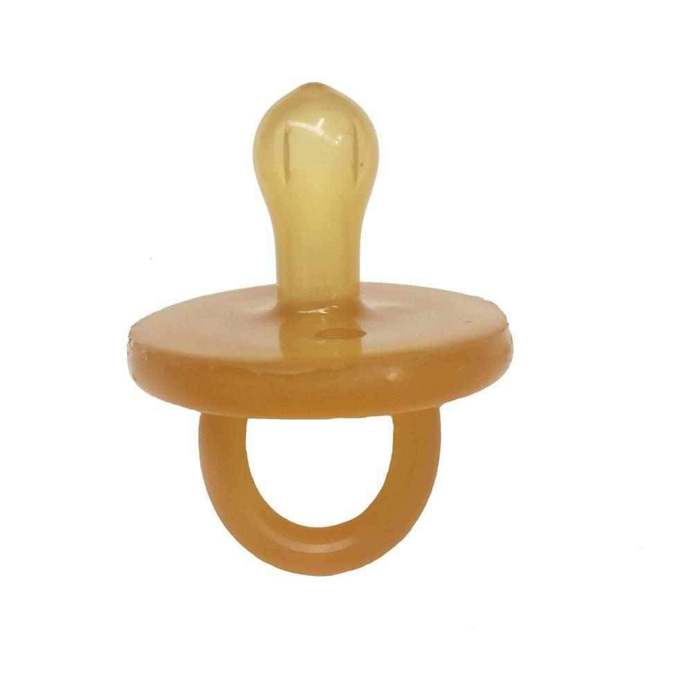 NATURAL RUBBER SOOTHERS SMALL ORTHODONTIC (6 MONTHS+)