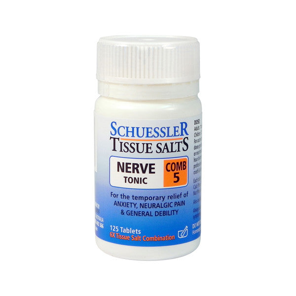 Martin & Pleasance Schuessler Tissue Salts Comb 5 (Nerve Tonic) 125t