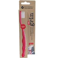 Grin Biodegradable Toothbrush - Kids  Extra Soft - Pink