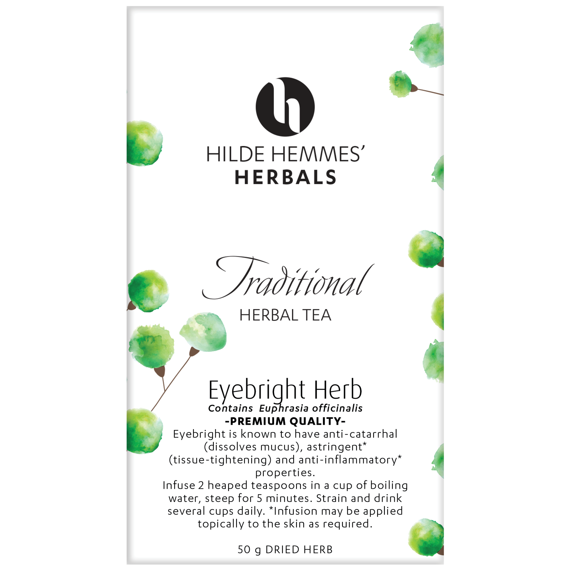 Hilde Hemmes Hebal’s Tea Eyebright 50g