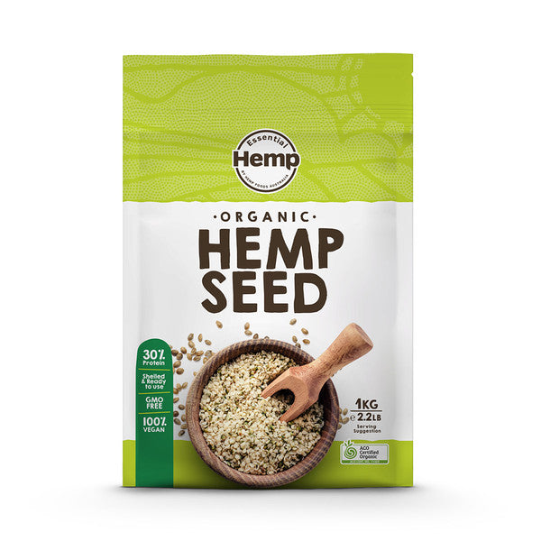 Essential Hemp Organic Hemp Seeds (Hulled) 1kg