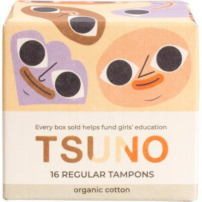 TSUNO Organic Cotton Tampons  Regular 16