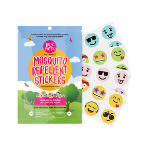 The Natural Patch Co. BuzzPatch Organic Mosquito Repellent Stickers x 24 Pack