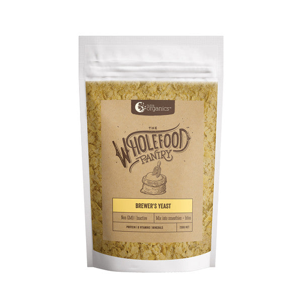 Nutra Organics Wholefood Pantry Brewers Yeast 200g