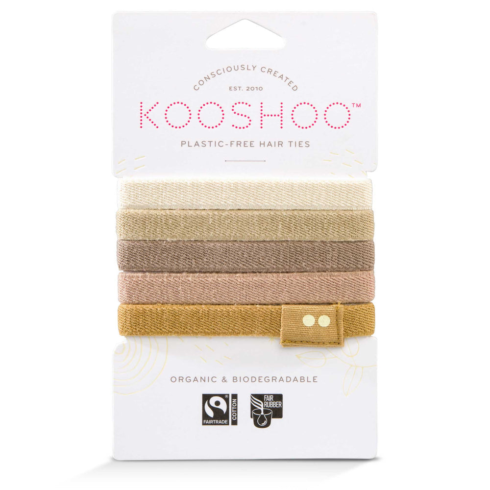 Kooshoo Plastic-free Hair Ties Blonde
