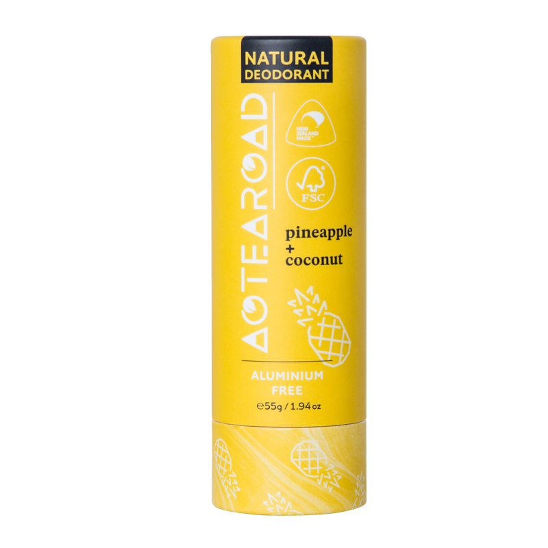 Aotearoad Natural Deodorant Stick Pineapple + Coconut 55g