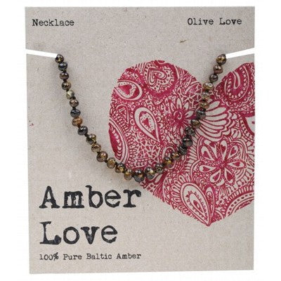 Amber Love Children’s Necklace Olive Love