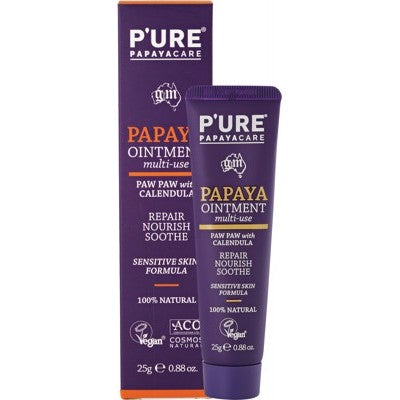P'URE PAPAYACARE Papaya Ointment  Paw Paw With Calendula 25g