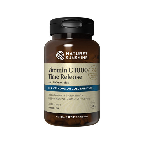 Nature's Sunshine Vitamin C Timed Release 1000mg Vitamin C Plus Bioflavonoids 150t