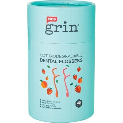 Grin Biodegradable Dental Flossers Kids