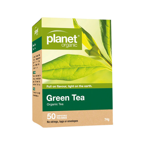 Planet Organic Organic Green Tea x 50 Tea Bags