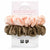 Kooshoo Plastic-free Scrunchies Blush/Walnut 2pk