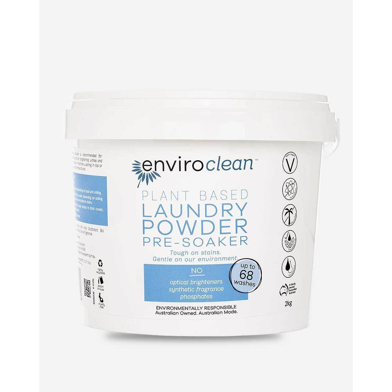 EnviroClean Laundry Powder & Pre-soaker 2Kg