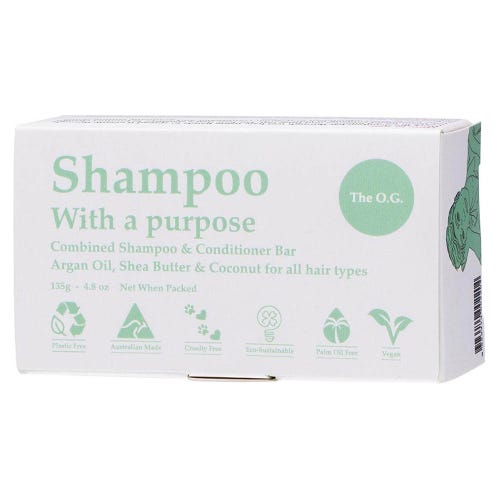 Shampoo With A Purpose - The O.G. Shampoo/Conditioner Bar (135g)